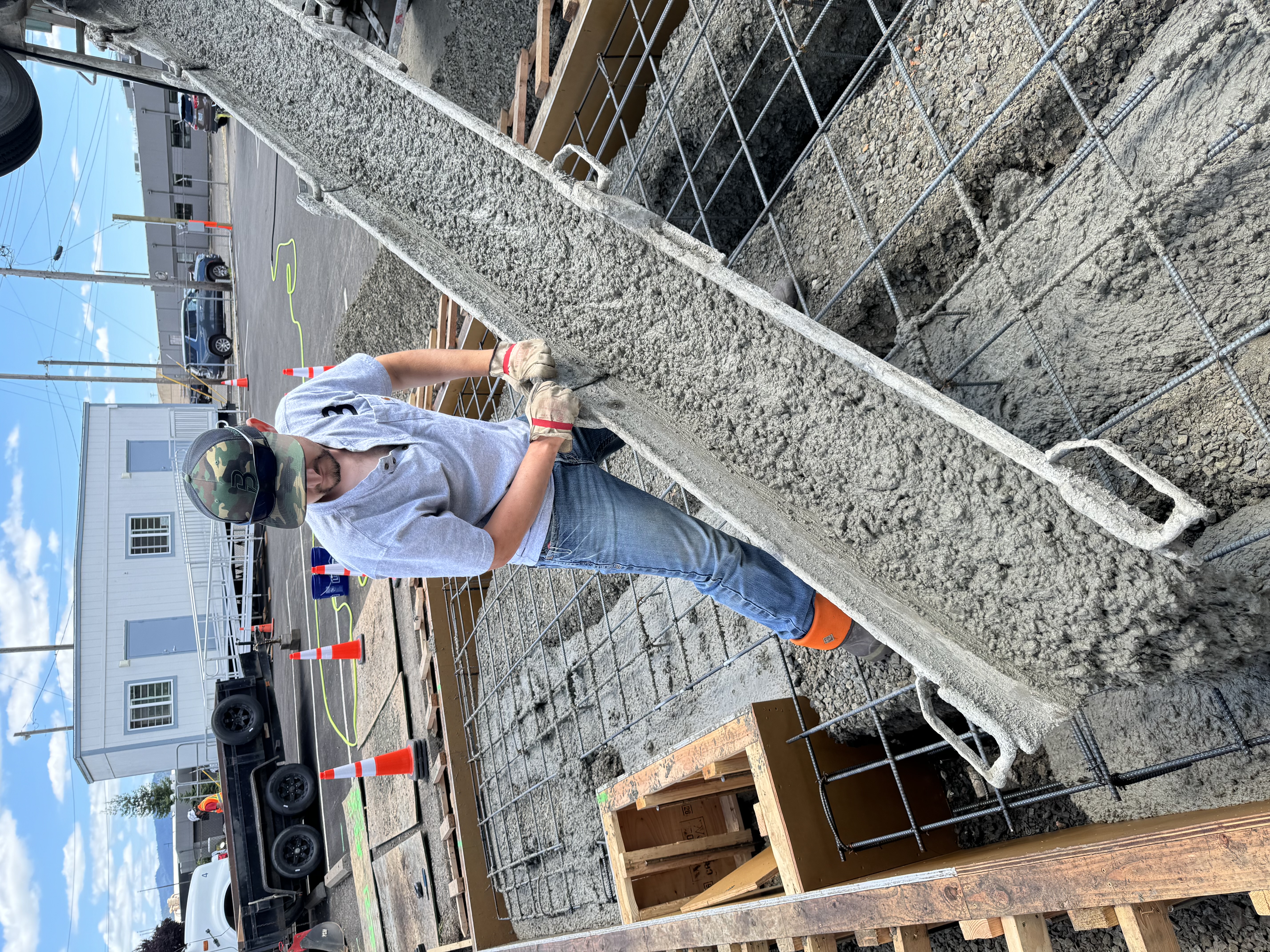 Baseline Construction crew at work