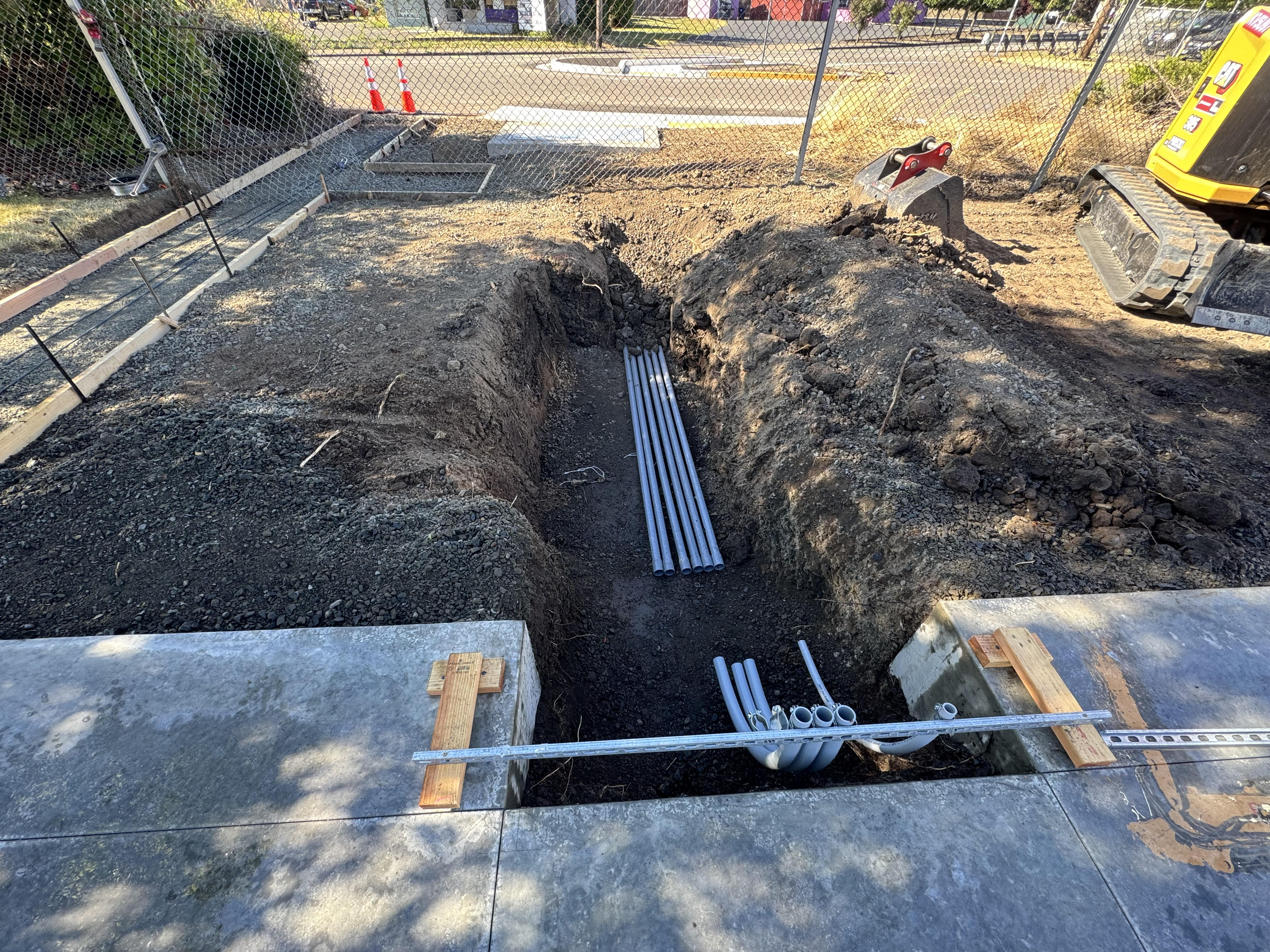 Underground conduit installation